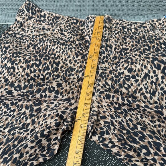 Terra & Sky Women's Plus Leopard Straight Leg Denim Jeans Size 22W Petite - Picture 8 of 11